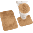 thumbnail image 1 of AUQ Bathroom Rugs,Selected Quality Material Bathroom Decor,Antibacterial Shower Mat,,Camel, 1 of 4