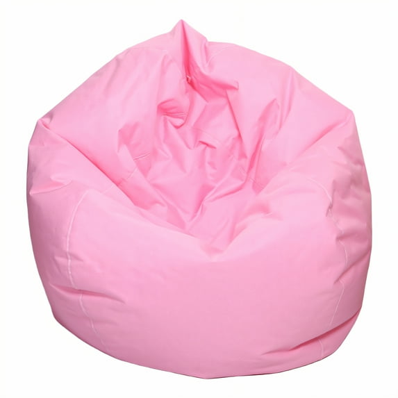AUQ Bean Bag Cover,Free-Flowing Space Bean Bag Chair Cover Only,Resilient Threading Bean Bag Storage,Pink3