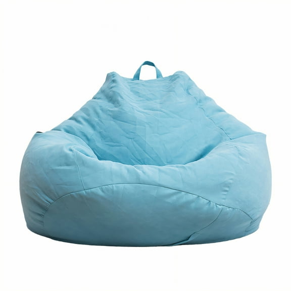 AUQ Bean Bag Cover,Solid Stitching Bean Bag Storage,Expansive Design Bean Bag Chair Cover Only,31"x35"