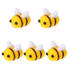 AUQ Bees Felt Decorations Wool Crafts Bumble Crafting Honey Party Favors Photo Props Themed Baby Shower Birthday
