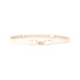 thumbnail image 1 of AUQ Belt,Fashionable and Simple Design Belts for Women,White Versatile Color Western Outfit for Women,Beige,36in, 1 of 2