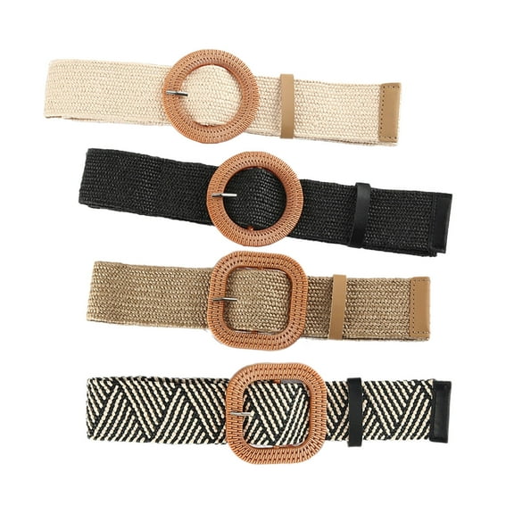 AUQ Belt,Korean-Style Versatile Design Belts for Women,Easy to Wear and Comfortable Hole-Free Adjustable Design Western Outfit for Women,42In