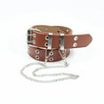 thumbnail image 1 of AUQ Belt,Punk-Inspired Boldness Belts for Women,Y2k Retro-Futuristic Fusion Western Outfit for Women,Brown,43in, 1 of 2