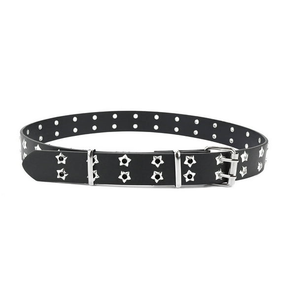 AUQ Womens Belts,Pu Leather Cowboy Belts for Women,Women'S Belt,Black,43In