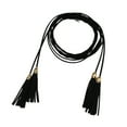 thumbnail image 1 of AUQ Belt,Woven Tassel Elements Belts for Women,Versatile Design Fashion Knot Design Western Outfit for Women,61In, 1 of 2