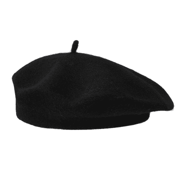 AUQ Beret,Stylish Beret Newsboy Hats for Women,Chic Beret Hats for Women,Black