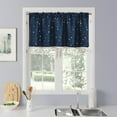 thumbnail image 1 of AUQ Blackout Curtains,Neat Tailoring Smooth Lines Curtains for Living Room,Fine Texture Cool-Touch Experience Room Darkening Curtains,Navy, 1 of 4