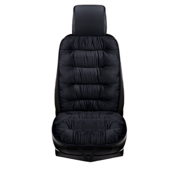 AUQ Car Seat Covers,Delicate Soft Plush Car Seat Cover,Angel Wings Inspired Seat Covers for a Heavenly Look,Full Set for a Cozy Drive,black