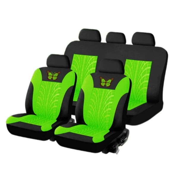 AUQ Car Seat Covers,Easy to Maintain with Simple Cleaning. Car Seat Cover,Fits A Variety of Cars Effortlessly. Seat Covers,Green