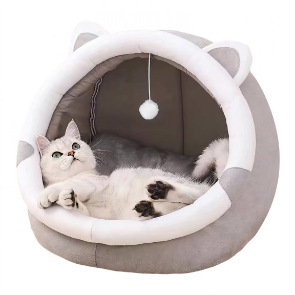AUQ Cat Beds,Semi-Enclosed Package Dog Bed,Dog Sofa,Style4,15.35*17.32*14.17in