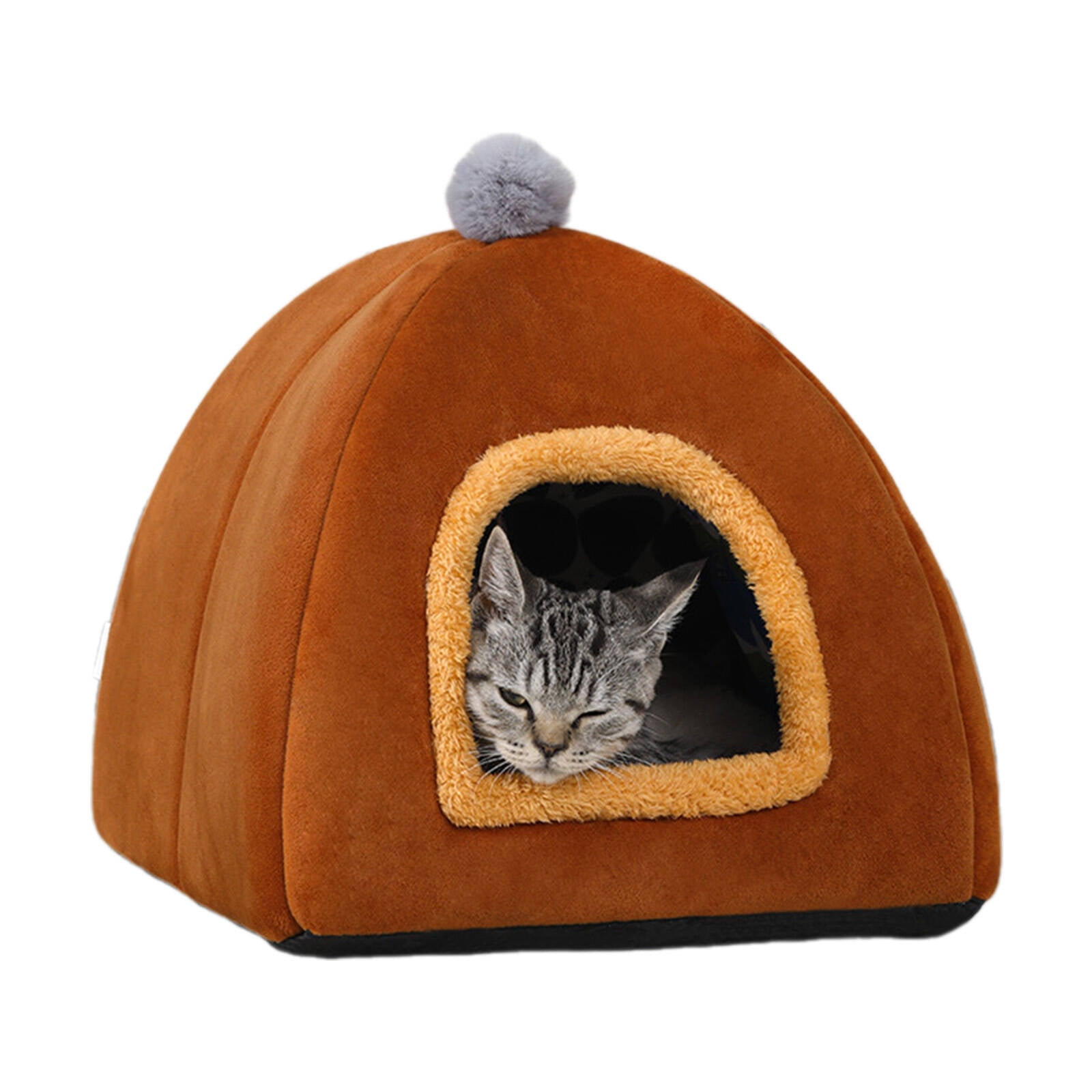 AUQ Cat Beds for Indoor Cats,Enhanced Foraging Crevices for Play and ...