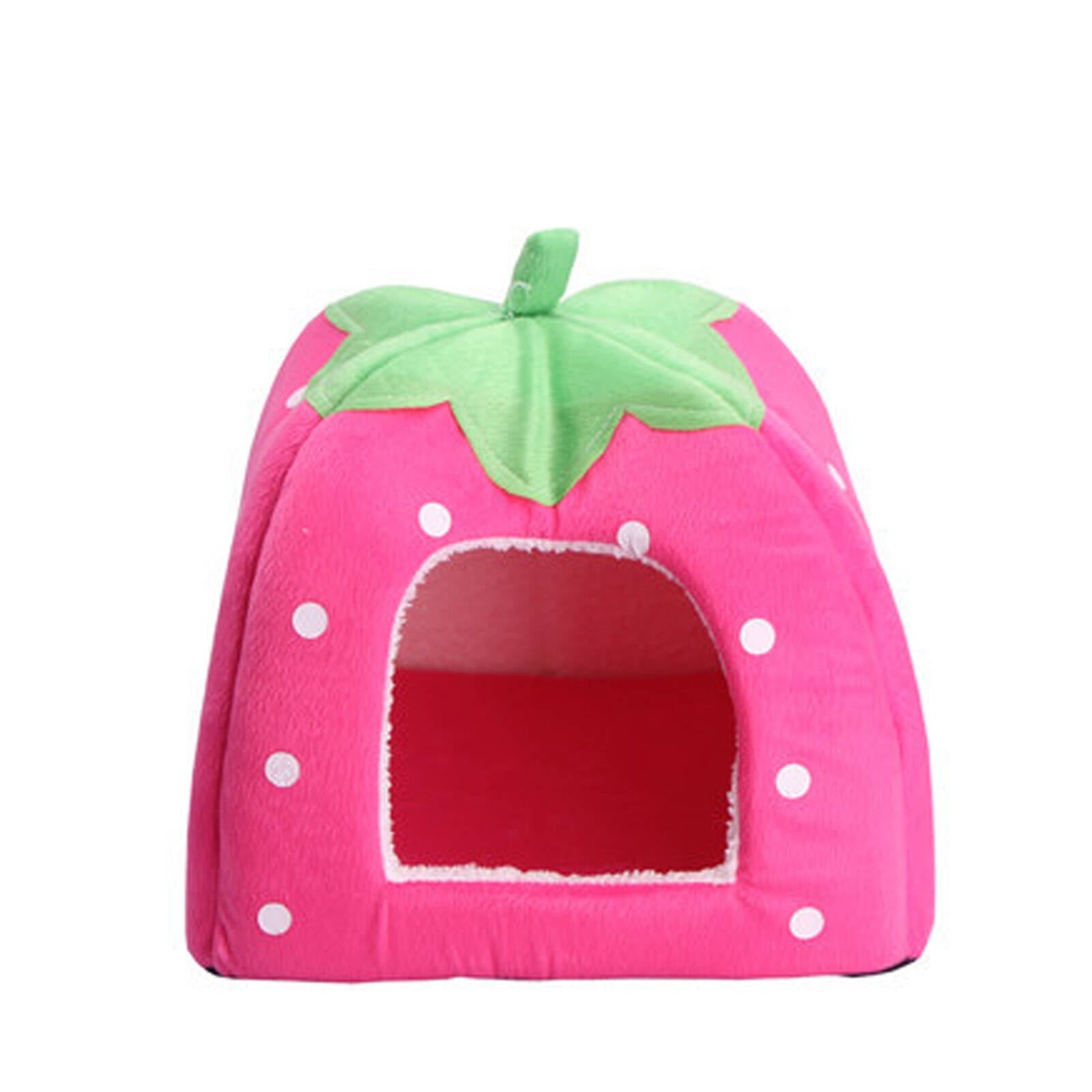 AUQ Cat Beds for Indoor Cats,Portable and Foldable for On-the-Go Convenience Cat Bed,Removable Cushion for Extra Comfort Pet Bed,XL,Pink