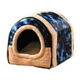 thumbnail image 1 of AUQ Cat Beds for Indoor Cats,Unique House-Shaped Design Cat Bed,Removable Windproof Zipper Design Pet Bed,XL, 1 of 2