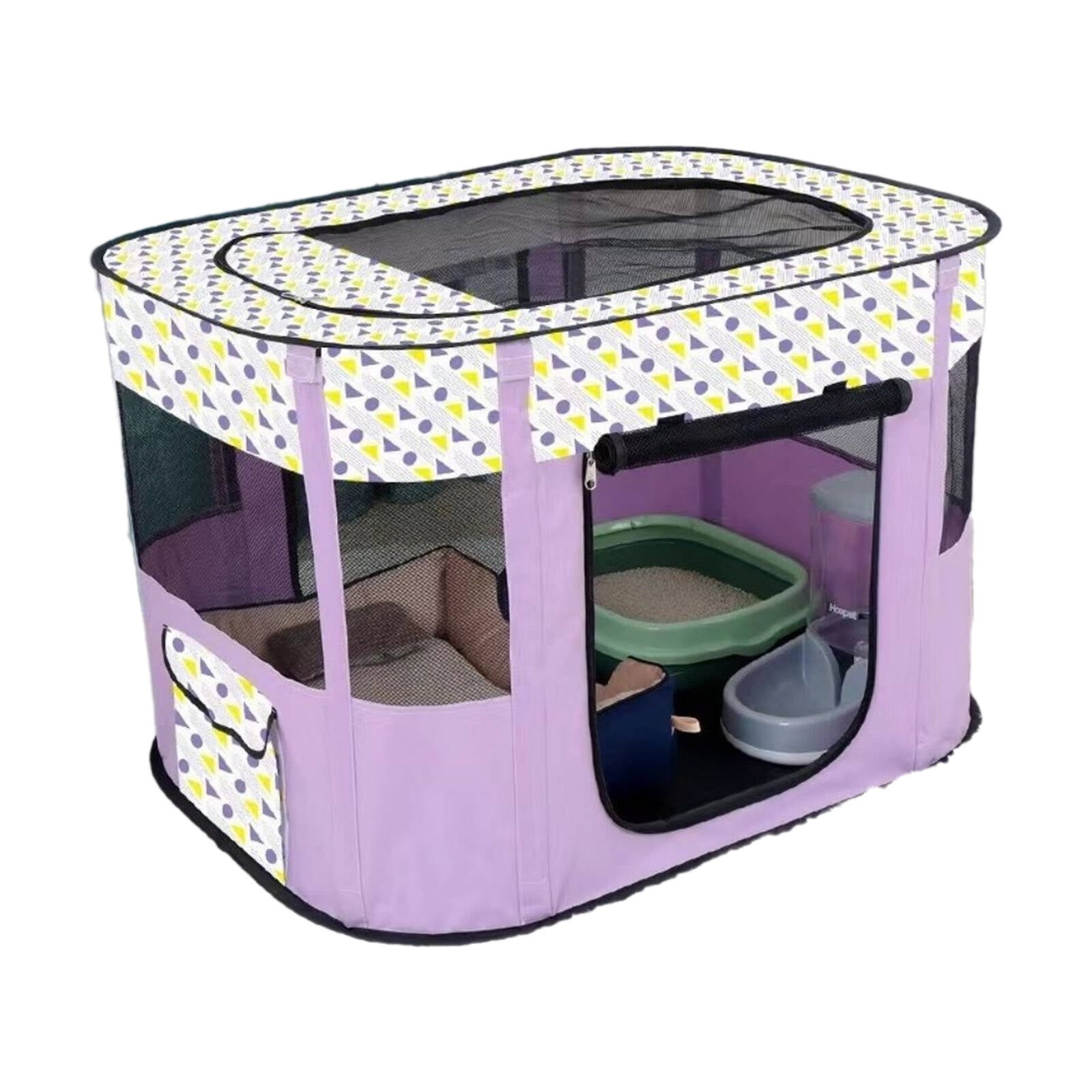 AUQ Cat Playpen,Superior Materials for Durability and Comfort Puppy Playpen,Enhanced Safety and Comfort for Your Pet Dog Tent,XL