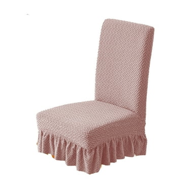 AUQ Chair Covers,Soft Furniture Covers,Chair Covers for Living Room,Slip-Resistant Office Chair Covers for Dining Room,Pink,Starlink