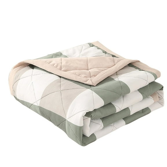 AUQ Checkered Weighted Blanket for Adults 12lbs,59"x79" Twin Size,Cooling Heavy Blanket for 110-130lbs with Premium Glass Beads,Soft Thick Big Blankets for All-Season Sleeping Comfort Breathable