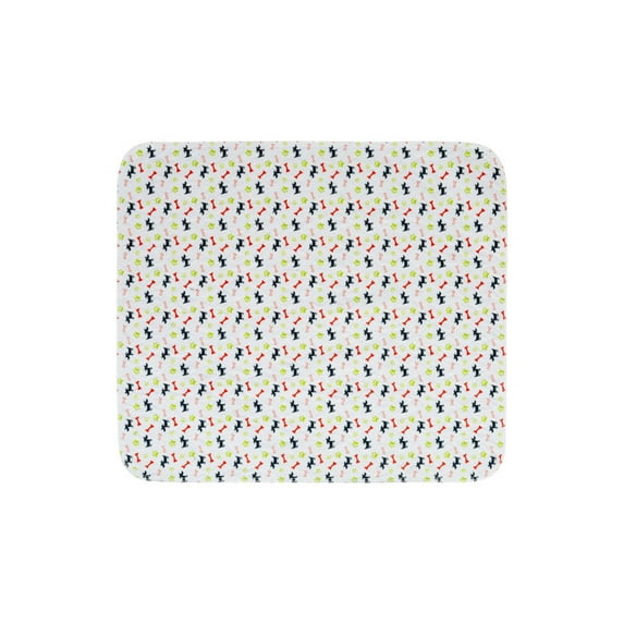 AUQ Chew Proof Dog Bed Keeps Heat Enclosed Dog Crate Pad Ultra-Soft Fabric Crate Pads for Dog Cages White