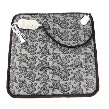 AUQ Chew Proof Dog Bed Keeps Heat Enclosed Dog Crate Pad Velvety-Soft Texture Crate Pads for Dog Cages Gray
