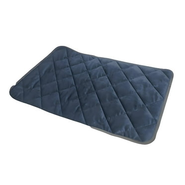 AUQ Chew Proof Dog Bed Locks in Warmth Dog Crate Pad Super-Soft Material Crate Pads for Dog Cages White
