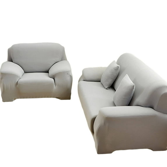 AUQ Couch Cover Adds A Soft,Cozy Touch to Your Living Space Sofa Cover,Light grey
