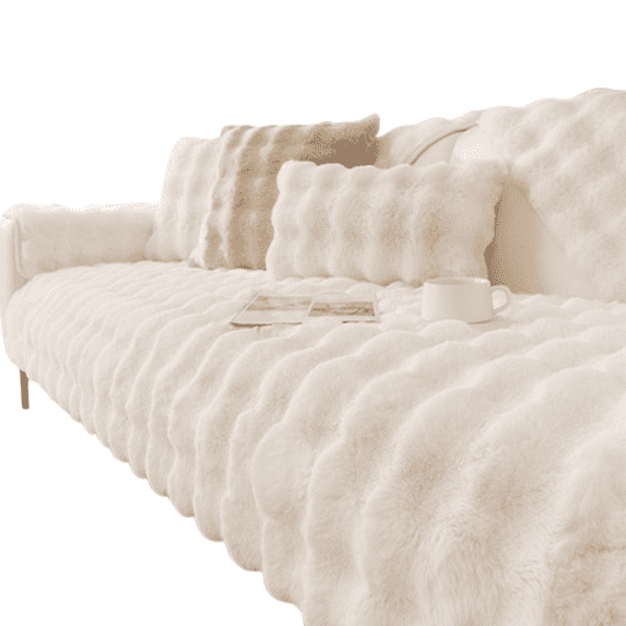 AUQ Couch Slipcover Bring A Comfortable Sitting Feeling Sofa Covers Bring A Fresh Home Feeling Armchair Covers Light Gray