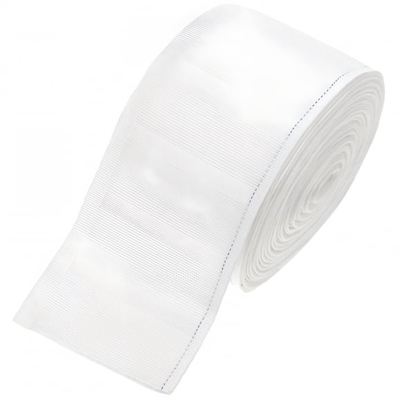 AUQ Curtain Tape Door Curtain Heading Tape for Curtain Hemming Tape Deep Pinch Pleat Tape Shower Curtain Pleated Tape