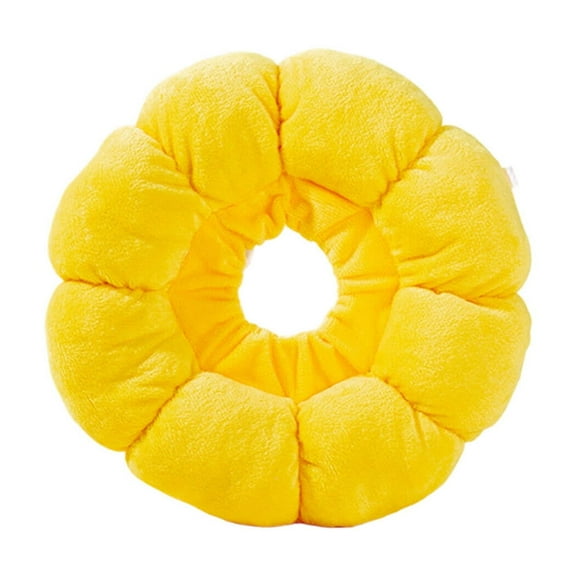 AUQ Dog Cone After Surgery Dog Cone Collar Anti-Lick Waterproof Cat Cone,Yellow,XS