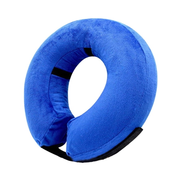 AUQ Dog Cone Dirt-Resistant Dog Cone Collar Anti-Lick Thin Cat Cone,Pvc Inflatable,M