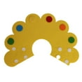thumbnail image 1 of AUQ Dog Cone Rainbow Dog Cone Collar Waterproof Dirt-Resistant Cat Cone,Yellow,L, 1 of 2
