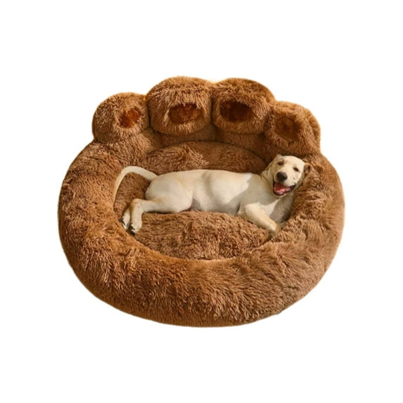 AUQ Donut Dog Bed,Soft Cozy Comfort for Your Pet Medium Dog Bed,All-Season Use for Year-Round Comfort Round Dog Bed,3XL