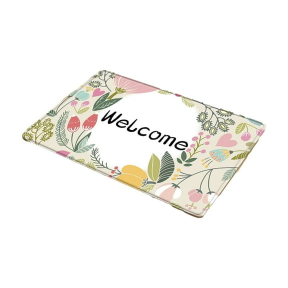 AUQ Door Mat,Effective Dirt Removal Floor Mat,Non-Slip Backing Bathroom Rugs,Style 6
