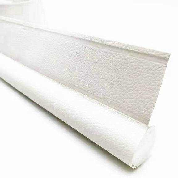 AUQ Draft Stopper Efficient Draft Door Sweeps Soundproof Door Sweep Crack Blocker White