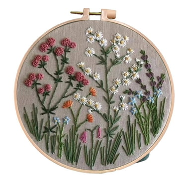 AUQ Embroidery Kit,Beginner Embroidery Kit for Adults,Embroidery Patterns,Style1