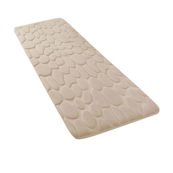 AUQ Extra-Long Memory Foam Bathroom Rug,59"