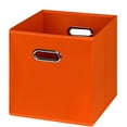 thumbnail image 1 of AUQ Fabric Storage Bins,9.8"*9.8"*9.8" Cube Storage,Non-Woven Fabrics Cubes Storage Bins,Orange, 1 of 4