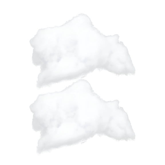 AUQ Fill Stuffing 2 Bags PP Cotton Stuffing for DIY Pillow Filling and Cushion Stuffing Fluffy PP Cotton Fill Stuffing Pillow Stuffing Cushion Filling,7.87"X5.91"X1.97"