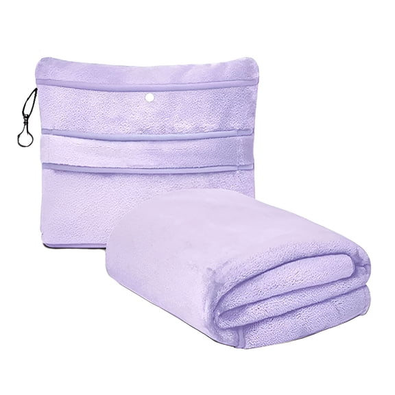 AUQ Fleece Blanket with Sleeves,Foot Pockets for Women Men Adults,Plush Wearable Blanket,Throw Wrap,Warm Snuggle Blanket Robe,Multifunctional Travel Blanket,Wearable Flannel Blanket