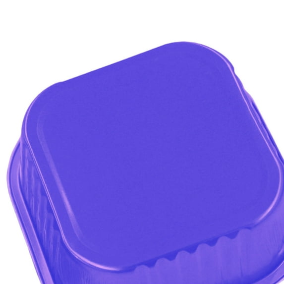 AUQ Foil Pans,Rectangular Chocolate,Frozen Flower Molds Handmade Wrapper Mold for Home Use,Multi-Colored Baking & Storage Pans for Easy Packing