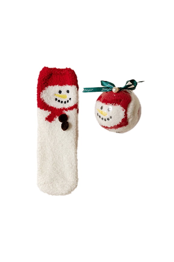 AUQ Fuzzy Socks for Women,Cute Cartoon Design Fun Socks for Women,Exquisite Gift Box Packaging Multi-Functional Wear Fluffy Socks