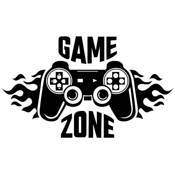 AUQ Gamer Room Decor for Boys,Game-Themed Design Boys Bedroom Decor,Exquisite Engraving Playroom Wall Decor,Black