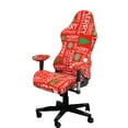 thumbnail image 1 of AUQ Gaming Chair Cover,Eco-Friendly Safe Recliner Chair,Dust-proof Print Chair Covers for Home,Christmas Letters, 1 of 5
