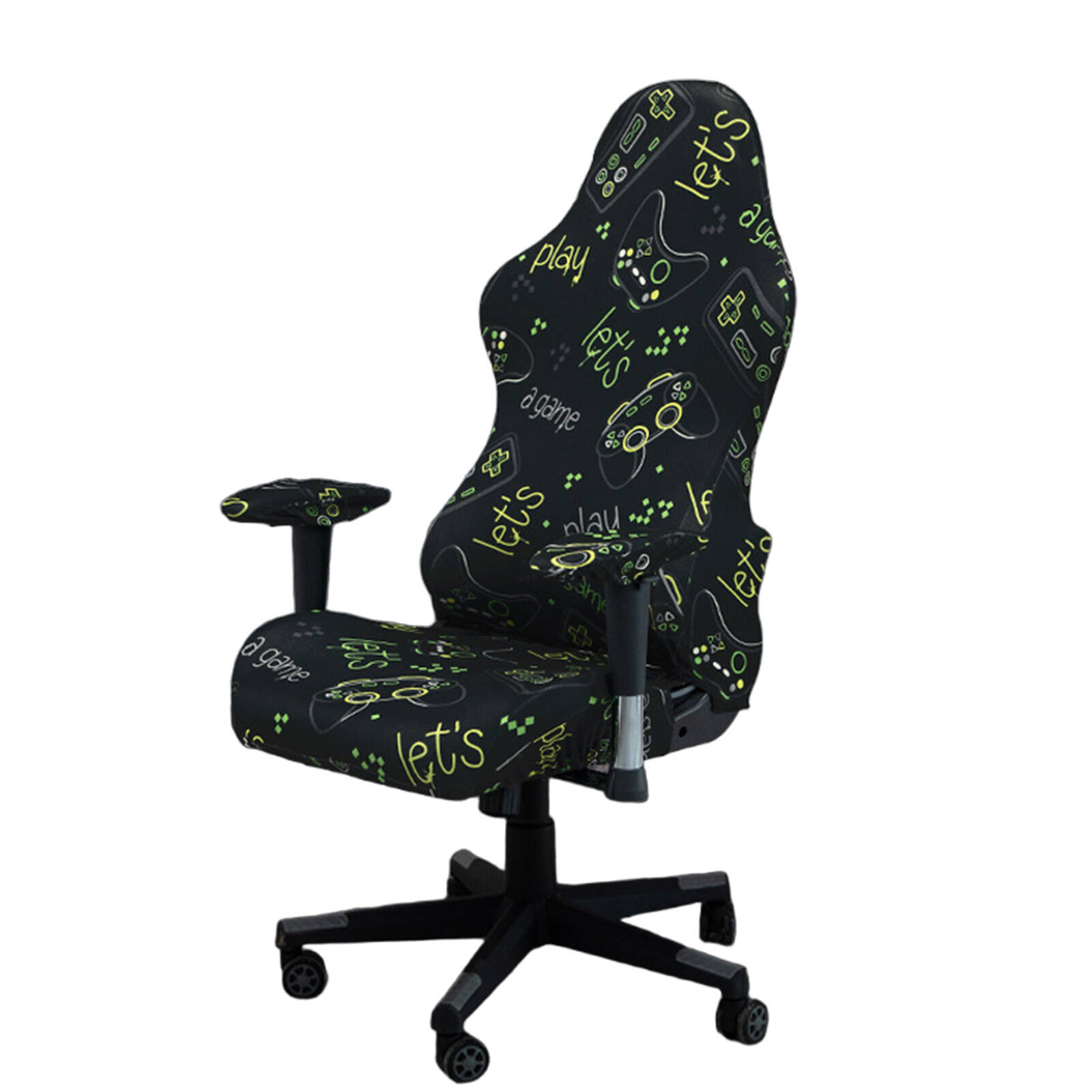 AUQ Gaming Chair Cover,Lazy Recliner Chair,Stylish Print Chair Covers