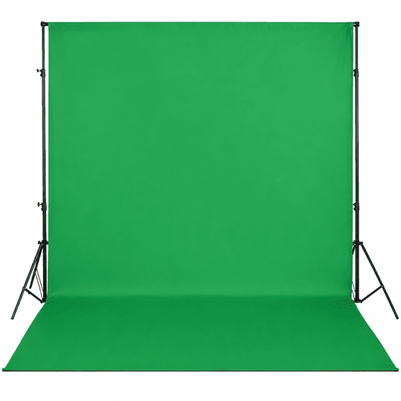 AUQ Green Screen Backdrop 5x7ft Photo Backdrop Chromakey Muslin Portrait Green Backdrop for PS Keying/Video Creation/Studio Portrait Shoots