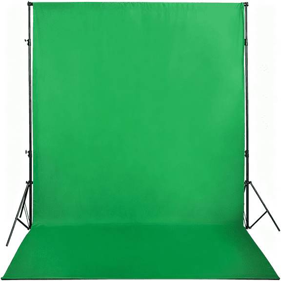 AUQ Green Screen Backdrop 5x7ft Photo Backdrop Chromakey Muslin Portrait Green Backdrop for PS Keying/Video Creation/Studio Portrait Shoots