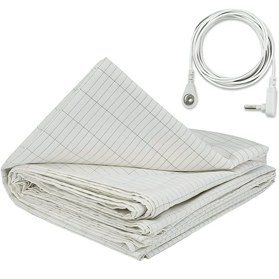 AUQ Grounding Sheet 5% Silver Fiber Conductive Organic Grounding Sleep(27x52in)