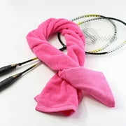 AUQ Gym Towels Pure Cotton Sweat Towel Lengthen Yoga Towel,Pink