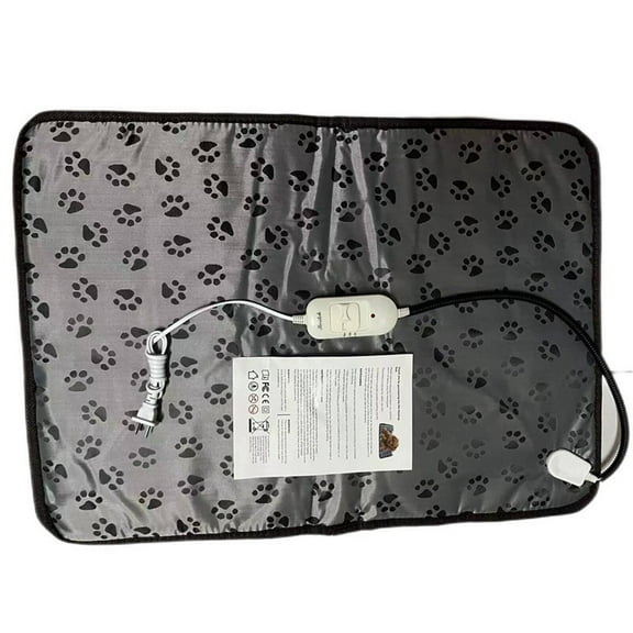 AUQ Heated Pet Bed,Chew-Resistant and Safe Self Heating Cat Bed,Adjustable Temperature Pet Heating Pads for Cats,Style 1