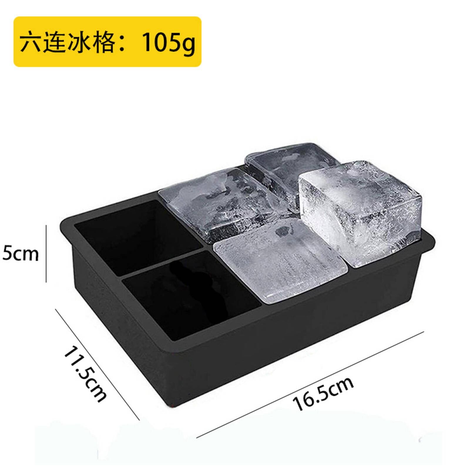 AUQ Ice Cube Tray Silicone,Rectangular Chocolate,Multiple Shapes ...