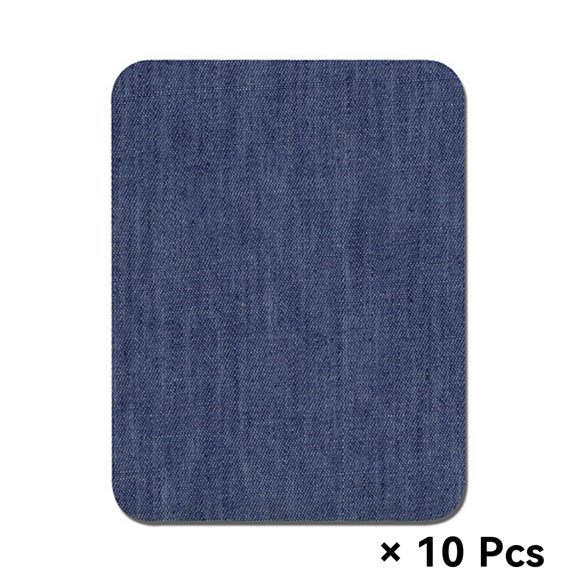 AUQ Iron on Patches,Simple Embroidery Patches,Water-Soluble Printing Iron on Patch,Blue
