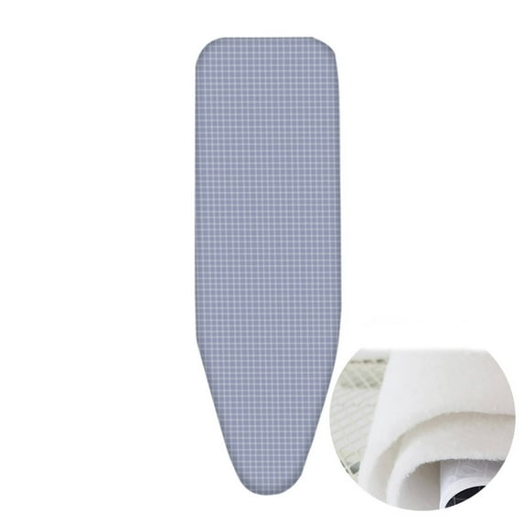 AUQ Ironing Board Cover,Breathable Cotton Ironing Board Cover and Pad,250°C Silver Ironing Mat for Maximum Heat Protection
